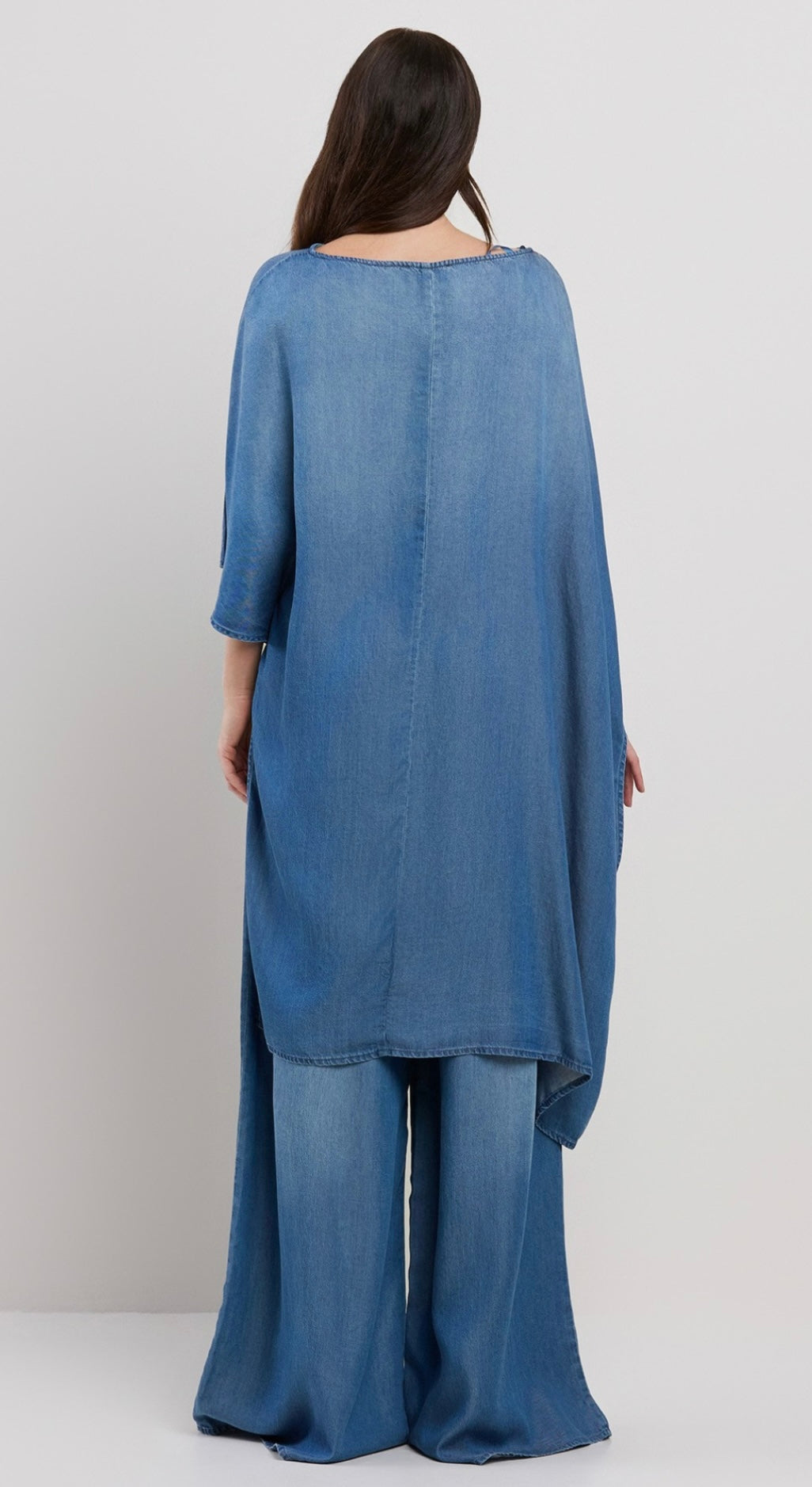 Asymmetric Denim Reg Set