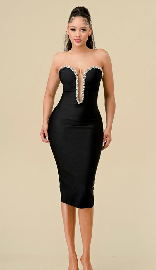 Stoned Attached Bandage Midi