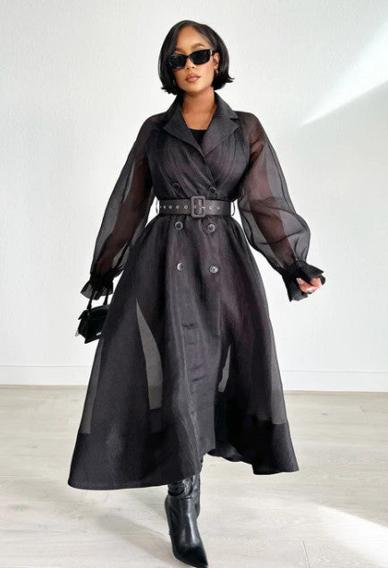 Organza Coat Dress