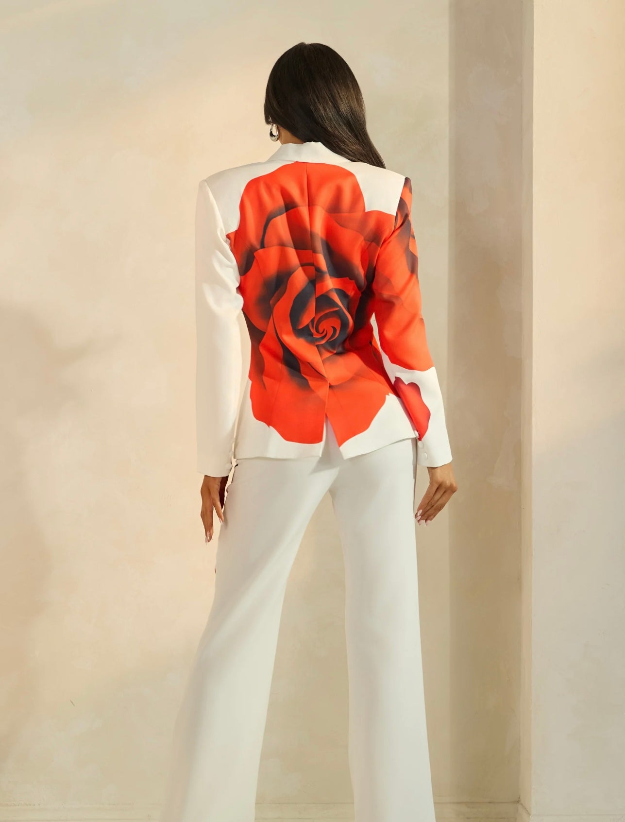 Big Flower Blazer 2pcs Set