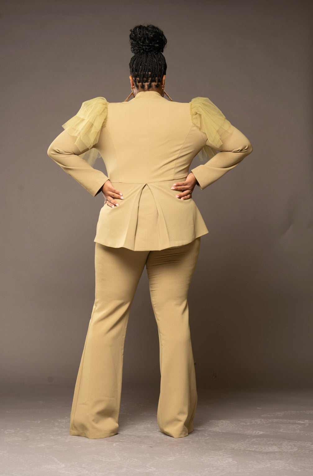 Tulle Shoulder Suit