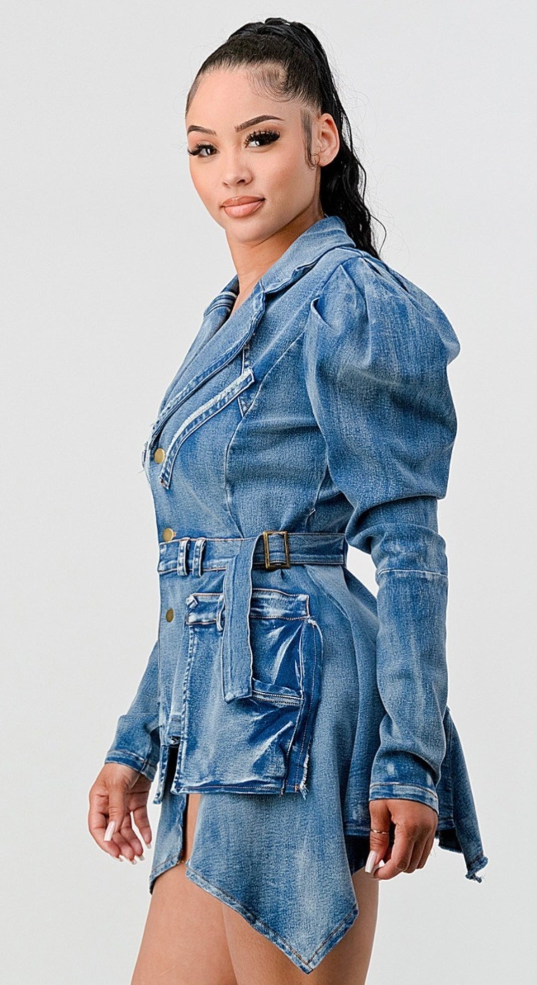 Coat Dress Denim