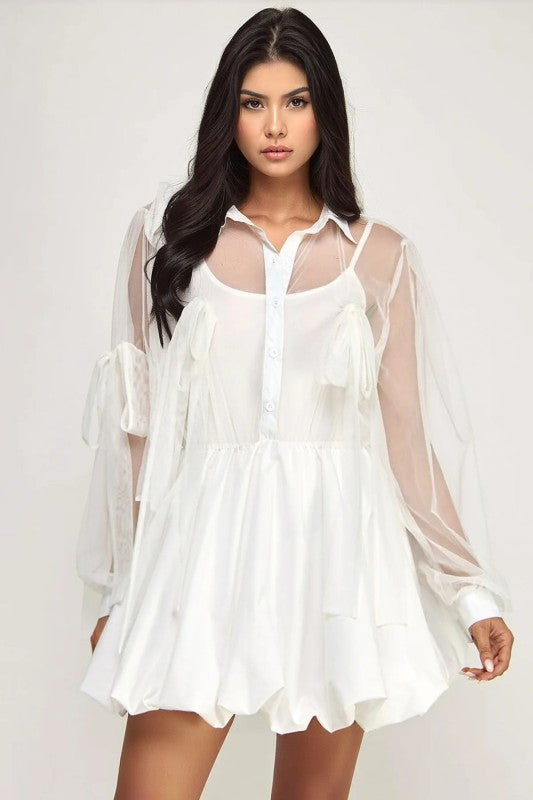 Sheer Bubble Dress