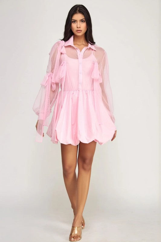 Sheer Bubble Dress