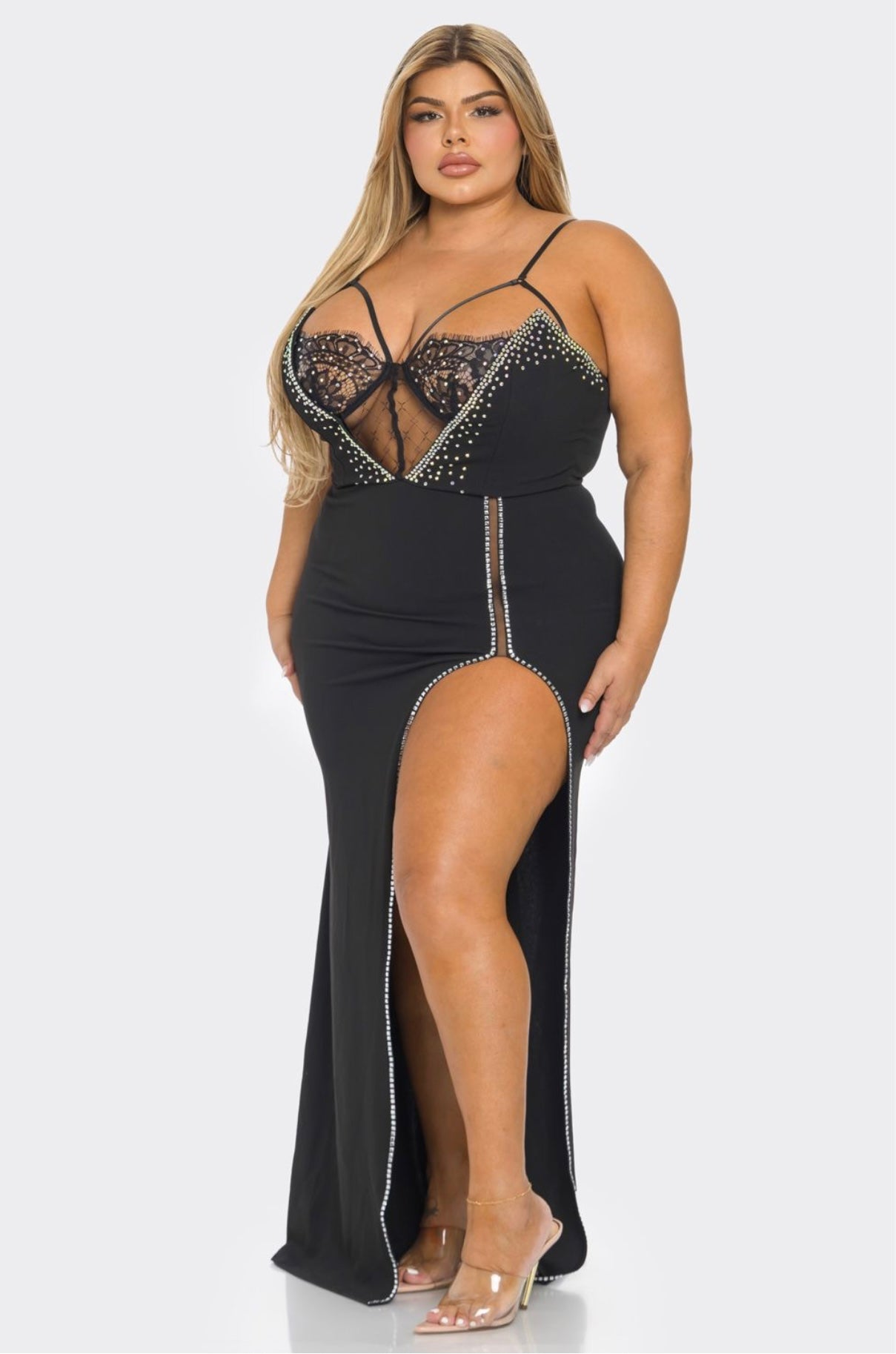 Sexy Leg Stud Maxi Plus