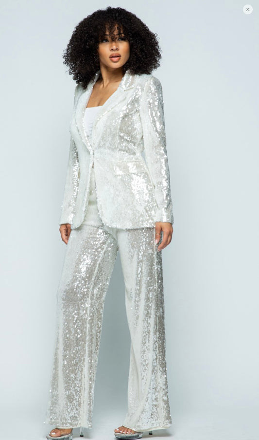 Sequins 2pcs Suit