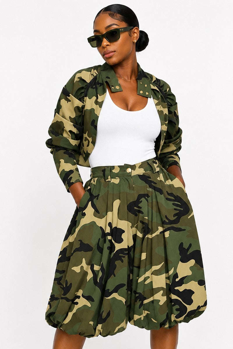 Camo Bolero