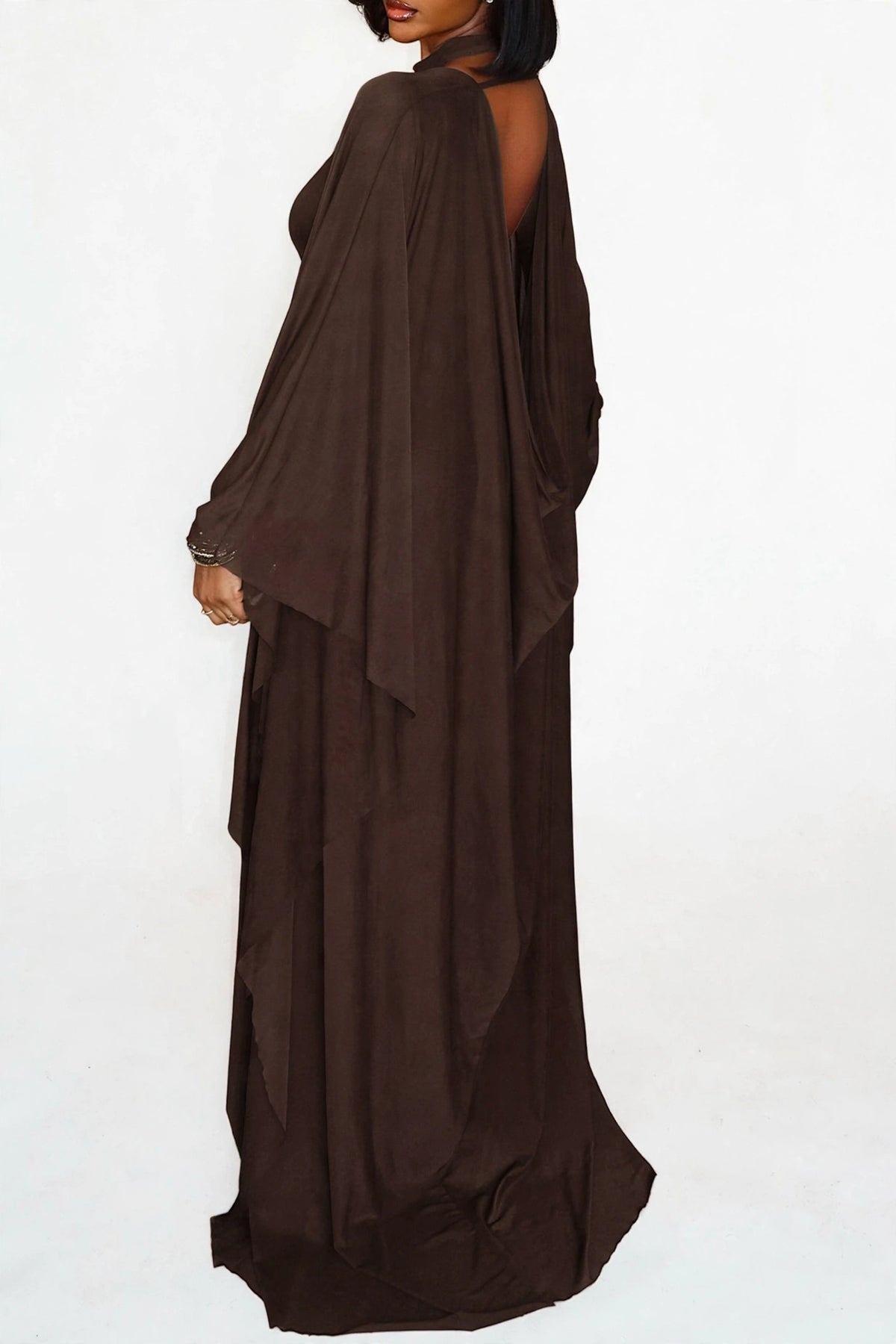 Chocolate Fountain dress - back view