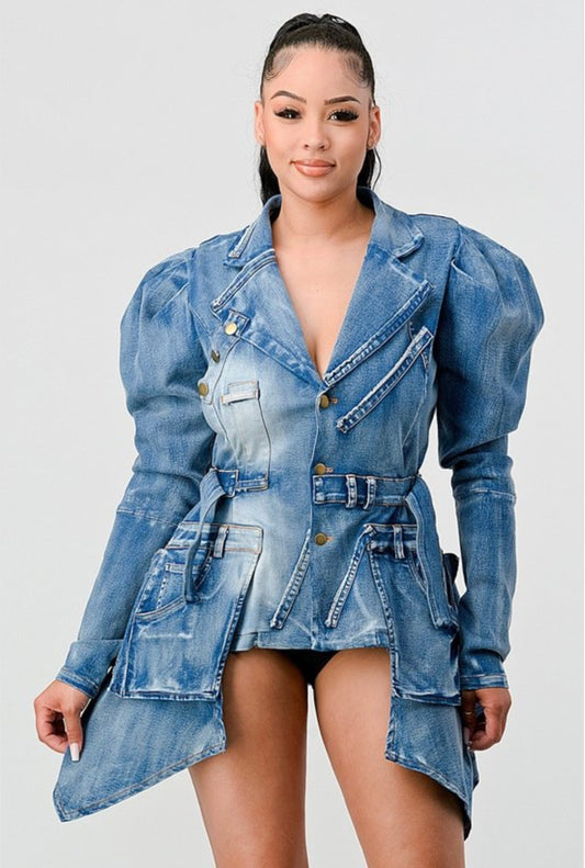 Coat Dress Denim